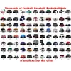 Großhandel Baseball Sport Team Snapback Cap Alle Fußballhüte für Männer Frauen Günstige verstellbare Sportvisiere Hip-Hop Caps Mehr als 10.000+