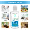 70ML Quick-drying Disposable Hand Sanitizer Hands-Free Water Disinfecting Hand Wash Gel 75% Alcohol Hand Sanitizer Gel