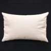 100 pcs 12x18in Atacado 8 oz BRANCO / SEMI BRANCO / NATURAL de Algodão Canvas Pillow Cover Blanks Perfeito Para Stencils / Pintura / Bordado / HTV impressão