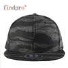 FindPro Camo Snapback czapki nowe płaskie czapki hip -hopowe dla mężczyzn kobiety kamuflaże baseball bboy cap styl unisex1264b