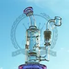 Dab Petrol Kuleleri 8 "bong nargile 14.5mm Erkek Ortak Recycler Kuvars Banger Cam Su Boruları