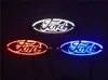 Led logotipo da cauda do carro vermelho azul branco luz auto emblema emblemas traseiro lâmpada para ford focus mondeo kuga 9quot 145x56cm9583435