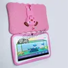 5pcs Kids Brand tablet PC 7 polegadas quadche Core Crianças tablet Android 4.4 AllWinner A33 Google Player WiFi Big Speaker WTIH Tampa protetora