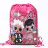 Brand New Cartoon storage bags drawstring backpack kids toys receive package Cute Girls Swimming beach bag