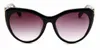 Rosa Weißer Rahmen Vintage NEUE Cat Eye Sonnenbrille Frauen 2019 Elegante Damen Shades Retro Cateye Sonnenbrille Weiblich 5 Farben 10PCS