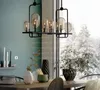 Modern Glas Candle Pendant Lamp Rökglas Bubbla Suspension Ljus Hotell Hall Restaurang Dinning Room Bar Hängande Belysning Myy