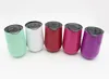 16oz Wine Glasses Stainless Steel Vacuum Insulated cups Tumbler 16 oz Outdoors Travel mugs Wine cups with lids