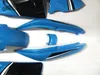 Anpassa Kinesisk Fairing Set för Kawasaki Ninja 650R ER-6F 2006 2007 2008 Blue Black Fairings Body Kits 06 07 08 ER6F