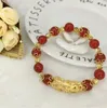 BXZ008 Fashion new design Gold plated pixiu bracelet Pi Xiu Pi Yao Bracelet hand pixiu jewelry lucky piyao beads bracelet lucky ba8997102