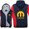 Nuova inverno con cappuccio Mopar auto logo uomo donna caldo addensare con cappuccio felpe autunno vestiti felpe con cerniera giacca in pile con cappuccio streetwear