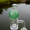ボール形状の毛唐ガラスの炭水化物の炭酸アクセサリーの喫煙アクセサリー色のトップスのための色の上のトップス水道管骨ダブリグ