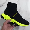 2022 New Speed Trainer Socks Shoes Fashion Top Triple Black Oreo Red Flat Men Women Casual Shoes Sport With Box Dust Bag