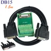 DB15 mâle/femelle D Sub Breakout Board Borniers DIN Rail