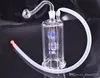 Tubi per l'acqua in vetro LED Dab Rig Narghilè per olio da 5 pollici Stereo in linea Perc mini Recycler Bong Bong in vetro da 10 mm con tubo per bruciatore a olio in vetro