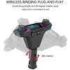 Carprie Bluetooth Wireless Car MP3-Player Freisprecheinrichtung Car Kit FM Sender A2DP 2.1A USB-Ladegerät LED-Anzeige FM-Modulator