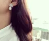 Stud Lovely Diamond Zircon Camillia Flower Pearl Stud Earrings For Woman Girls Super Glittering Ins Fashion Luxury Designer 925 Silver Post