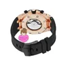 Factory Direct S Watch de haute qualité Dial Diad Rubber Band en acier inoxydable Automatique Mécanique Men de montre pour hommes Matchs7303177