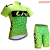 Women LIV Team Cycling Short Sleeves Jersey Set High Quality Bike clothes Bicycle Clothing quick dry MTB Maillot Ropa Ciclismo Y21270h