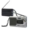 DHL 50PCS Universal Slim Am / FM Mini Radio World Receiver Stereo Högtalare MP3 Musikspelare