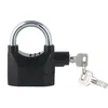 Motorcycle Bike Black Waterproof Padlock Alarm Lock