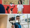 Xiaomi youpin Snoppa Atom Foldable Pocket-Sized 3-Axis Handheld Gimbal Stabilizer for iPhone Samsung XiaoMi Huawei Phone & GoPro Action Came
