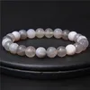 Natural Stone Armband Armband Women Men Stone Mala Pärlor Charms Meditation Etnisk labradorit Agater smycken GEM GIFT1422927