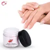 Polvere per immersione French White Carving Extension 4in1 Polvere per immersione secca naturale senza lampada Cure Glitter Manicure Pink Clear9435056