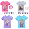 JOJO Siwa Pamuk Baskı T Shirt Kızlar için Yaz Kısa Kollu T gömlek Çocuklar Kız Tees Gençler Üstleri Çocuk Giyim çocuk giyim KKA6977