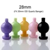 Color Glass Bubble Cap Smoke 25mm/28mmOD Directional Universal CarbCap Smoking Accessories For Beveled Edge Quartz Banger Dab Rig