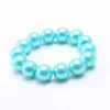 INS 16 styles enfants bijoux Bracelet couleur unie ABS perle charmant bracelet mignon Design princesse bracelet pour fille bijoux cadeau