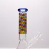 10 -calowe naklejki o strukturze plastra miodu zlewka bong rura palenie recyklingowy DAB Rig Beaker 1 Clear Downstem 1 przezroczystą miskę
