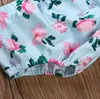 niños diseñador ropa chicas arco corbata bikini baño baño baño para niño alto waisy traje de baño mar biquini infantil bañador bañador floral by1016