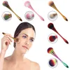 NA027 7 Styles Multicolor Foundation Face Makeup Brushes Set Water Drop Small Waist design Travel Cosmetic Makeup Beauty Brush Tool