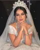 2022 Glittering Sequined Ball Gown Wedding Dresses Princess Off Shoulder Sexiga brudklänningar Dubai Arabic Sweep Train Vestidos de No4187165