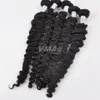 Brasiliansk Deep Wave Virgin Brasilianska hårbuntar 3st Lot 100% Curly Factory Selling Weave Online