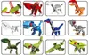 24 scatole in un set di blocchi di assemblaggio di uova di dinosauro regalo per bambini piccole particelle adatte a giocattoli puzzle