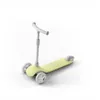 Mitu Kids Scooter a 3 ruote Protezione di sicurezza multipla Sistema di sterzo a gravità a doppia molla per bambini da 3 a 6 anni - Giallo