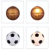 Stili da basket calcio Basket Appeding Light Affermazione DECORATIVA LAMITTURA DELLA CAMERA DA LIGATURA SOGGIORI CUSCINE CAFE SHOP237E