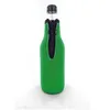 Bierflaschenkühler mit Reißverschluss, Premium-Neopren-Isolatoren, Coolie-Ärmel, Dosenhalter, verschiedene Farben für 330 ml Flaschen