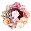 20pcs Artificial Silk Rose Head Mini Gradient Orchid Artificial Flower Wall for Wedding Home Decor DIY Wreath Craft Flower Head1