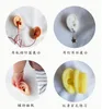 Fashion 6*4CM yellow colour Soft silica gel real person ear mannequin head taking headset medical teaching display props doll C930