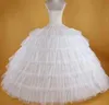 Jupon gonflé pas cher robe de bal de mariée jupons Crinoline pour robe de mariée formelle grande taille jupon de mariée 6 cerceaux jupe en 2855