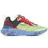 New Undercpver X القادم React Element 87 Men Runing Shoes Blue Chill Solar Bule Anthracite Black Sport Sneakers 36-45