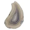 Natural irregular gem stone jewelry color agate landscape slices pendant unique agate jewelry wholesale