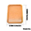 HONEYPUFF taca na kółkach plastikowy tytoń 18x12cm rozmiar S mały ręczny wałek rolka cyna tacka na papierosy futerał do przechowywania przypraw talerz na papier do palenia