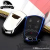 Car-styling Intelligent TPU Case Remote Key Case 5 Bottons Keyfob Keyfob Key Holder Car Key Holder Para Cadillac ATS XT5 CT6 Accessory2312