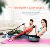 Bandes de résistance Couvertures en tissu Workout Fitness Corssfit Excerise Yoga Pull Corde Tube Bande de résistance avec poignées rembourrées