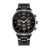 Мегалит мода роскошные топ Мужские кварцевые часы мужские часы Big Face Спорт водонепроницаемый хронограф наручные часы для человека часы