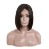 Prosta koronka Front Bob Peruki Krótka Pełna Koronkowa Peruka Z Baby Hair Part Part Glueless Lace Front Wig Dla kobiet