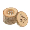 porte-bague de mariage en bois